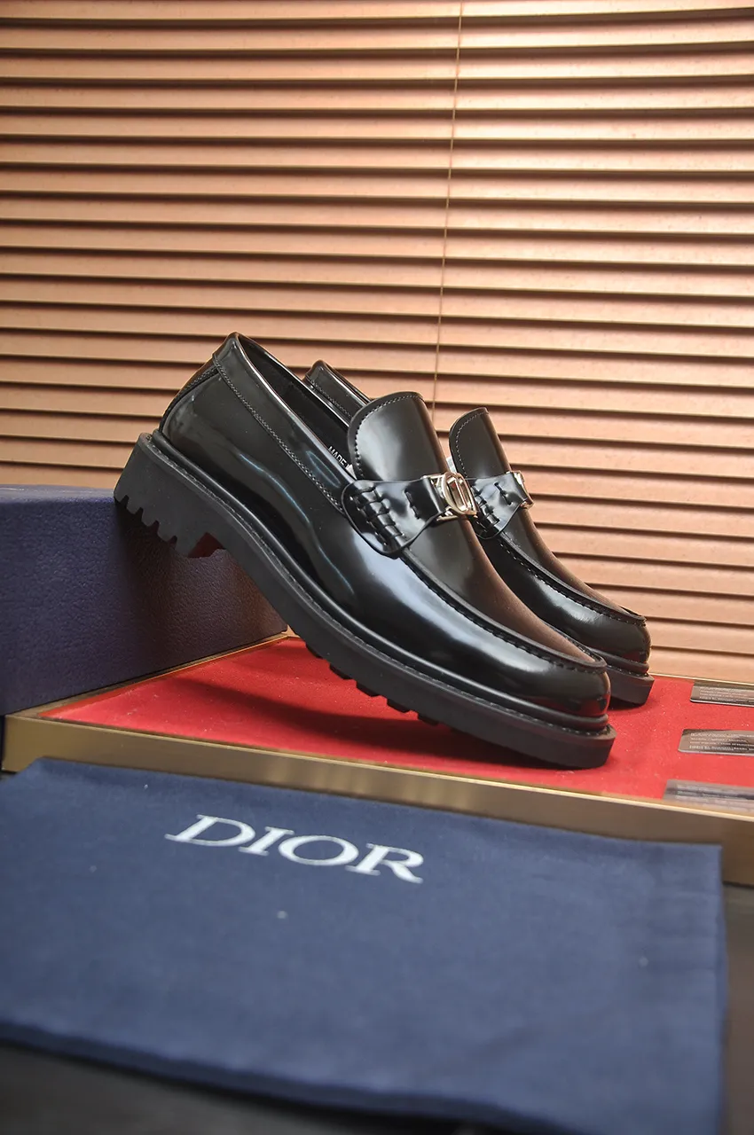 Men's shoes 💰680💶[Dior] (water-dyed cowhide lining) Dior original 1:1 high-quality factory, imported original materials, imported raw cowhide, water-dyed cowhide lining, original TPU outsole, code number: 39-44 (38.45 custom-made)